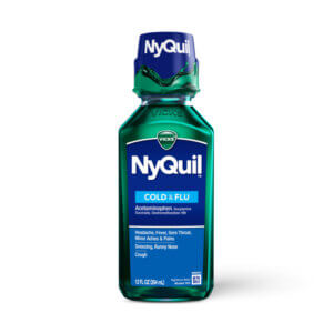 Vicks NyQuil Cold & Flu Nighttime Relief Liquid, 8 oz