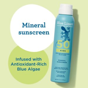 Blue Lizard Kids Mineral Sunscreen Spray SPF 50, 5 oz